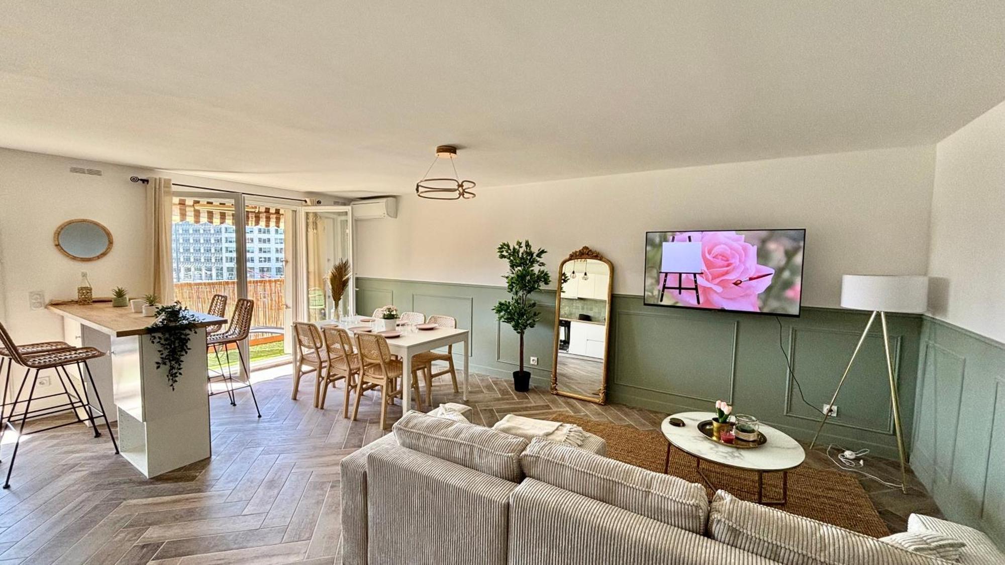 Appartement Modern & Cosy 3 Bedrooms Train Tramway *